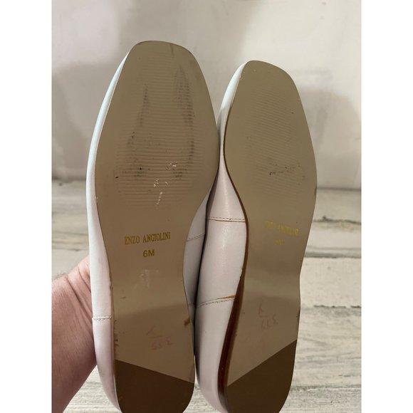 Enzo Angiolini Blake woman’s cream leather loafer - Picture 5 of 7